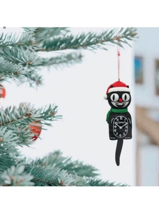 Kit-Cat Klock Other - Black Kit Cat Klock clock Christmas Tree Ornament